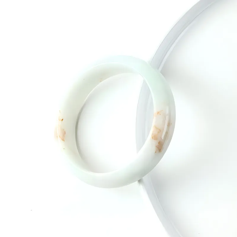 South Asia Bean Type Jadeite Bangles Unisex-5