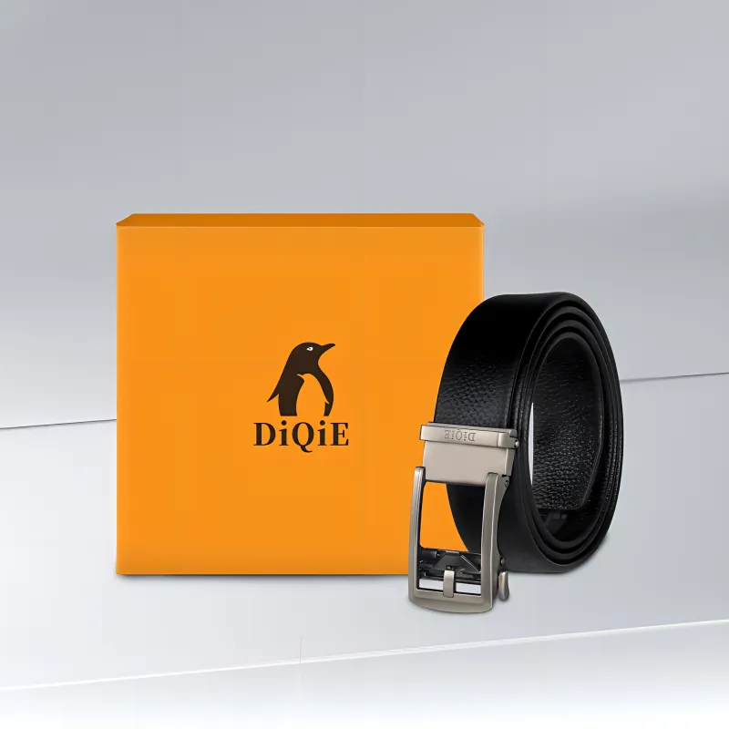 Emperor Penguin Top Grain Cow Leather Belts Unisex Width  3.5cm-4