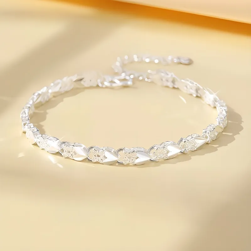 UZIID Sterling Silver Anklets Women's-2