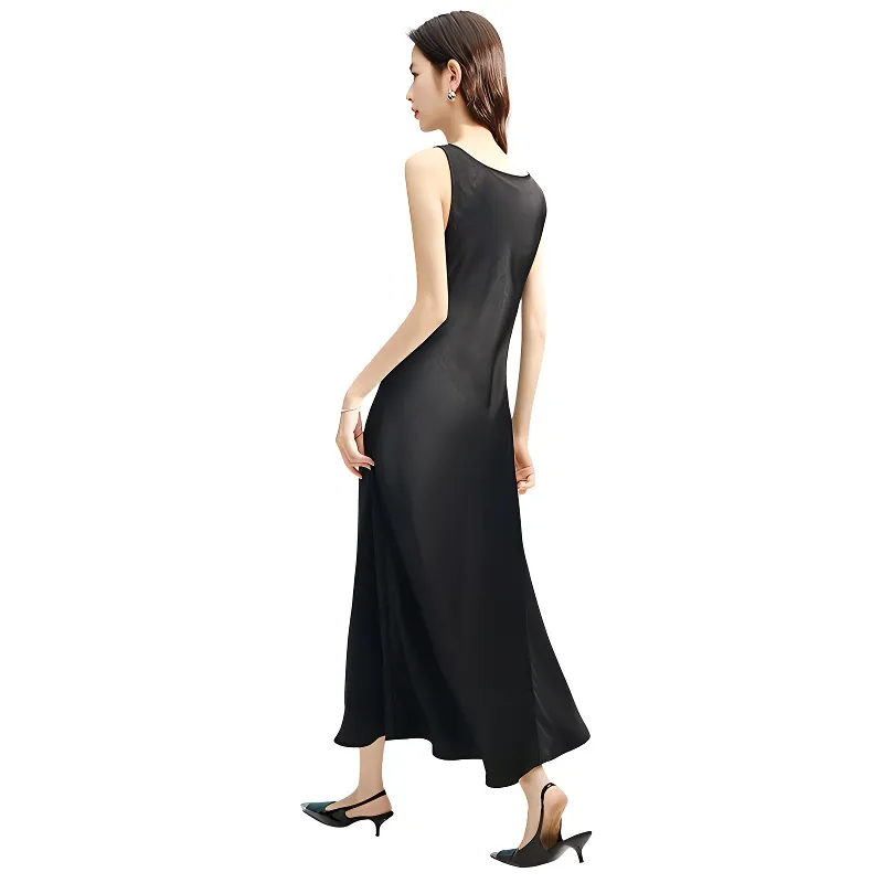 Late White Sleeveless Dress Women's-3