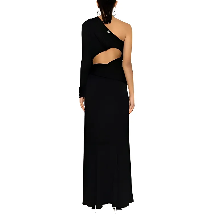 TWINSET MILANO Long Sleeved Dresses Women's Black-2
