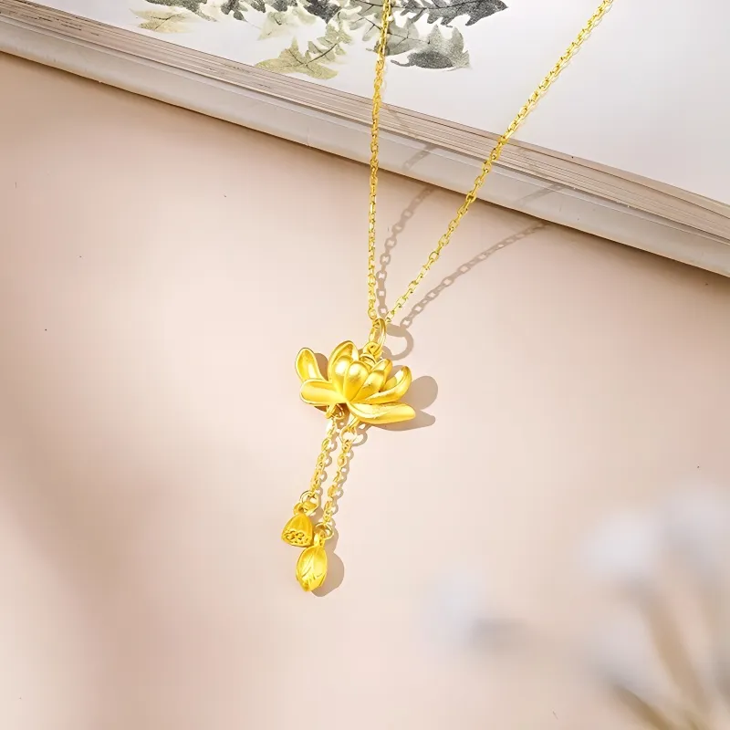 UZIID S999 Fine Silver Sterling Silver Necklaces Women's-2