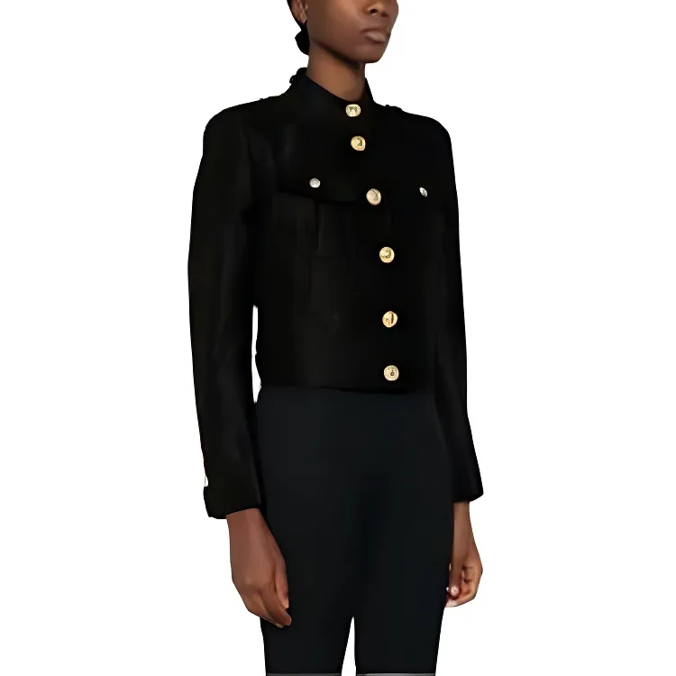 TOM FORD Tweed Cropped Jacket-3