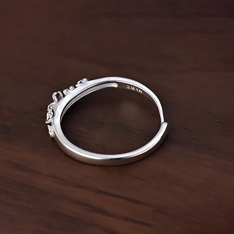 Nine Music 999 Fine Silver Rings Women's-3