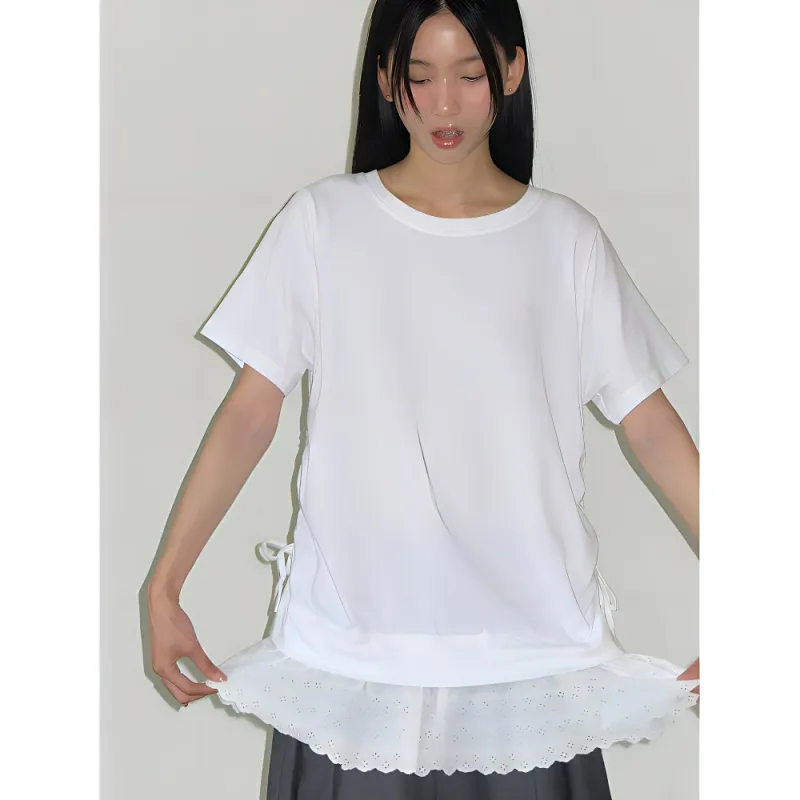 SLEEP AT 11 T Shirt Women's White-1