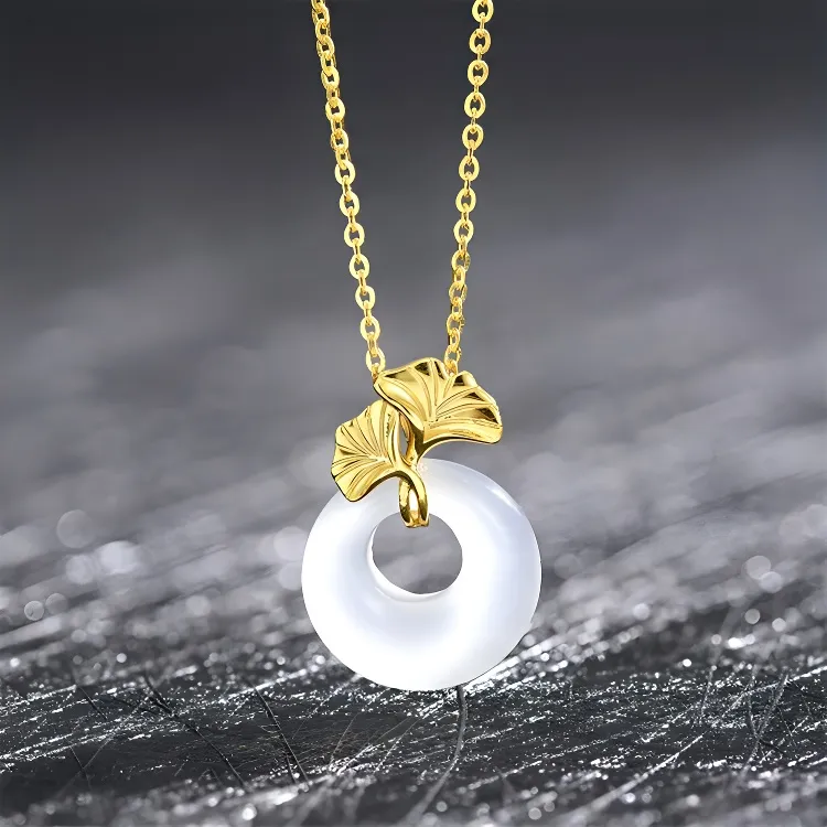 Yu Shangxuan Natural Chalcedony Necklaces Unisex-2