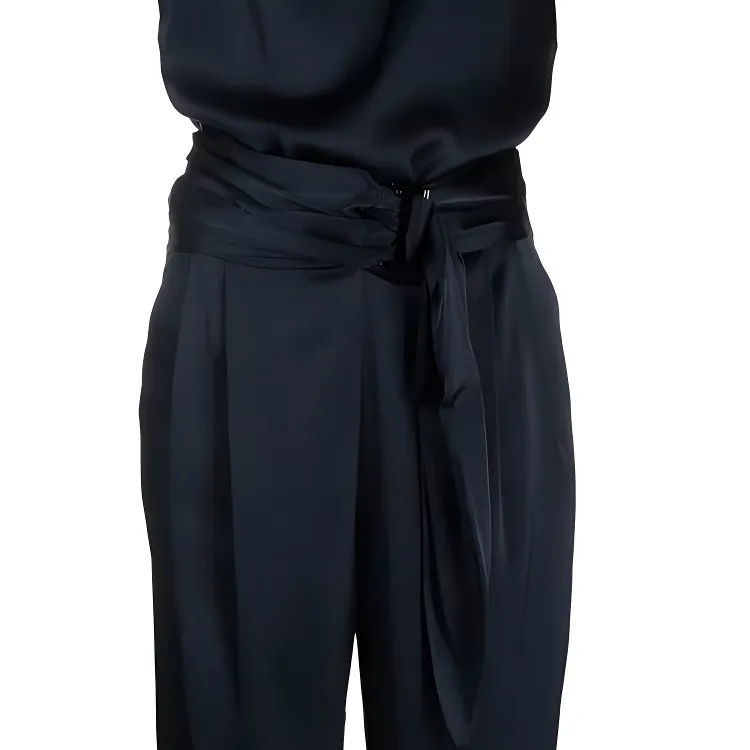 Filippa K Tied-waist Satin Jumpsuit-3