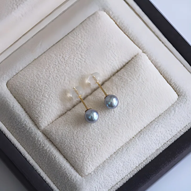 Beth Jewelry Pearl Stud Earrings Women's-3