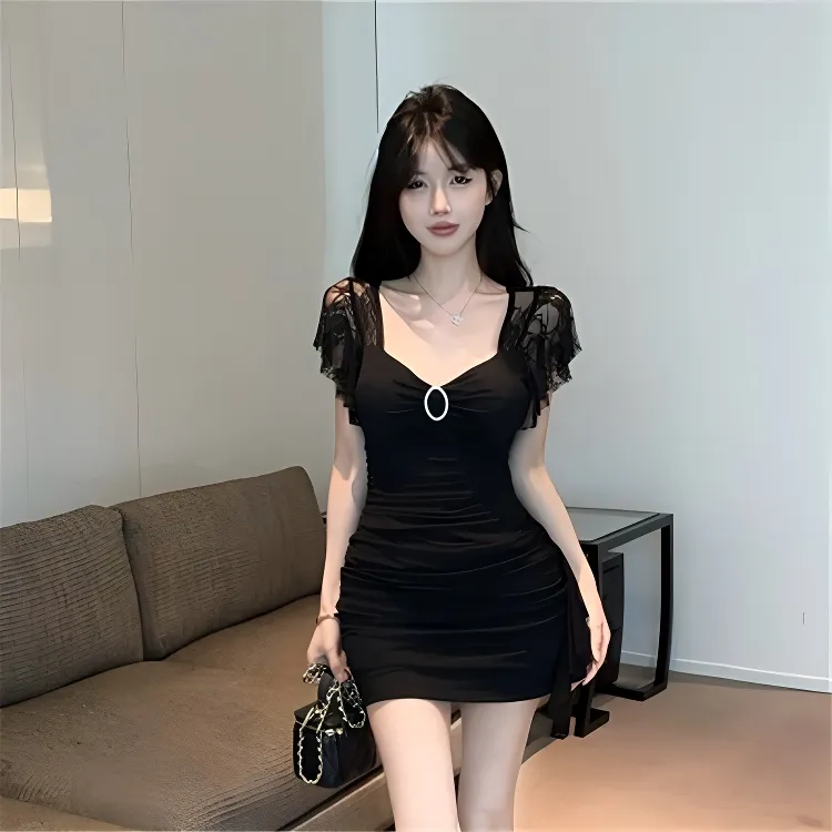 Mu Xiao Xin Short Sleeved Dress Women's-10