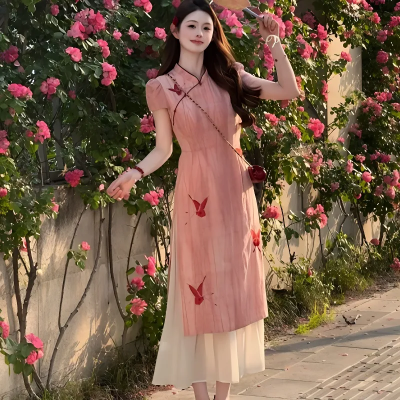 GORGEOUSIDEA Short Sleeved Dress Women's-4