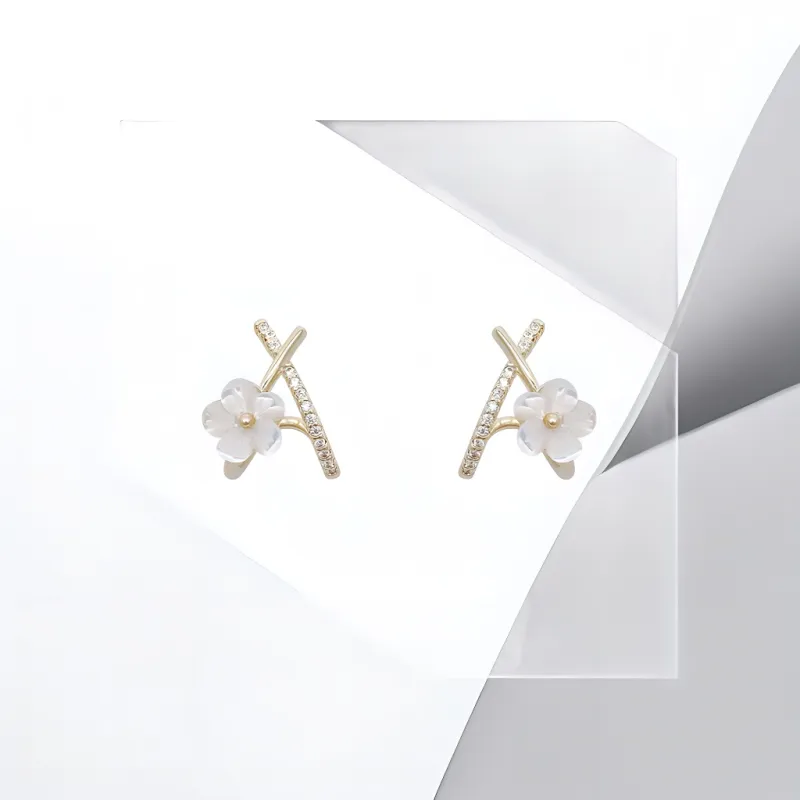 Universe Search Alloy Stud Earrings Women's-5