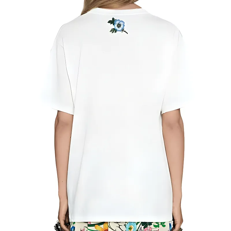 ZHIO T Shirts Women's White-3