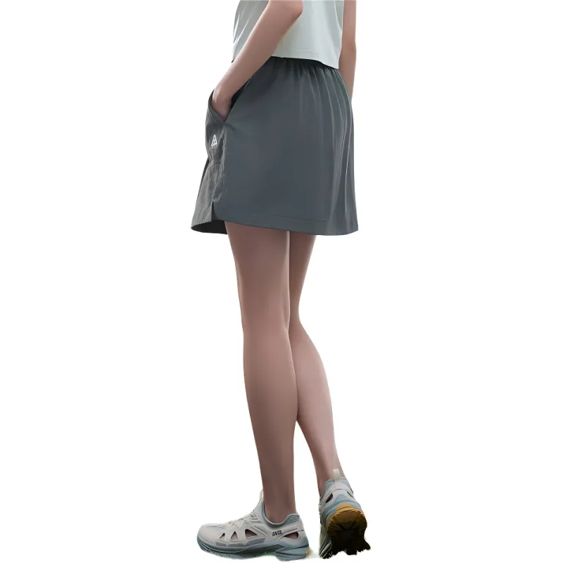 Anta Outdoor Collection Casual Short Skirts Women's Seaweed Green-1