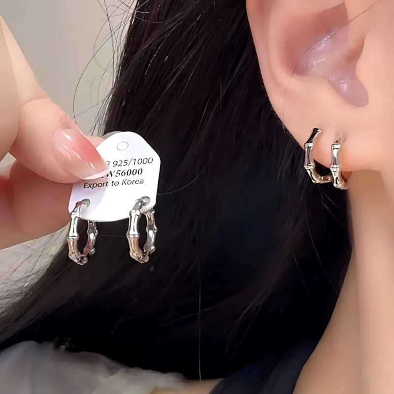 Universe Search Alloy Earrings Unisex-1
