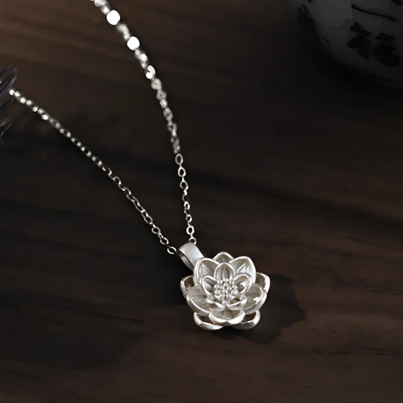 7℃ 999 Fine Silver Necklaces Women's-4