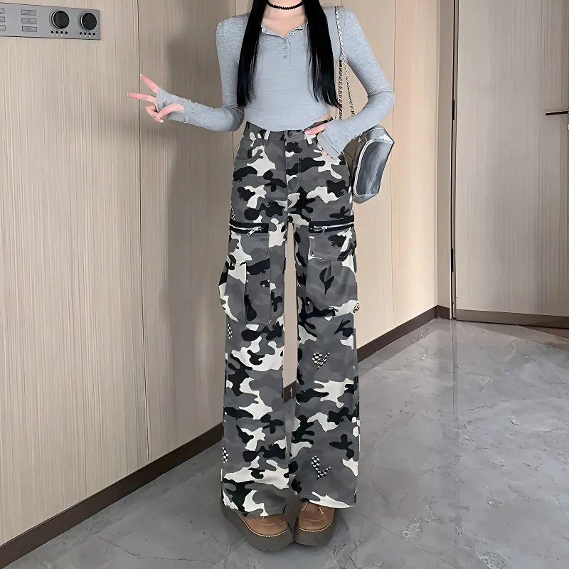 IQC Cargo Pants Women's Camouflage-3