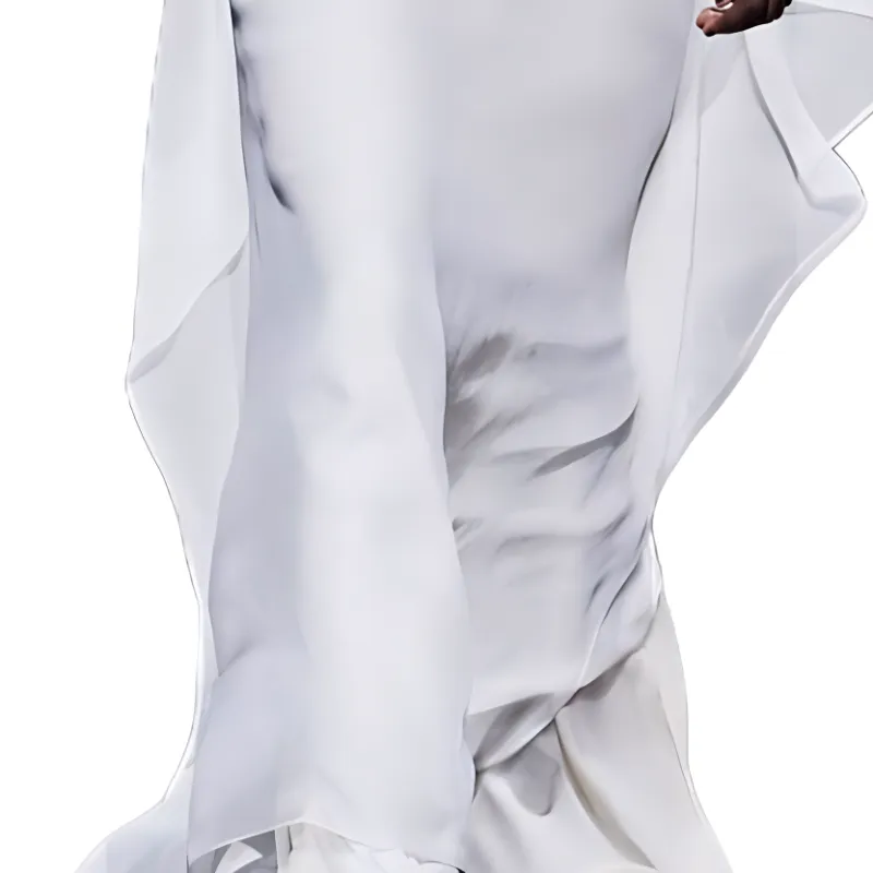 CHANEL Slip Dresses Women's White-4