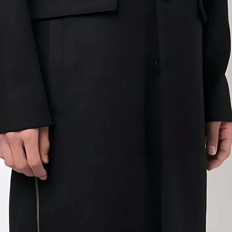 KARL LAGERFELD / Karl Lagerfeld Jeans Single-breasted Wool Coat-3
