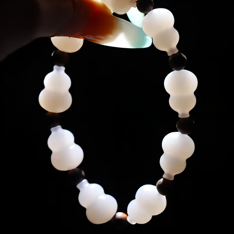 Jade Charm Yao Hetian Jade Bracelets Smoky Purple Unisex-5