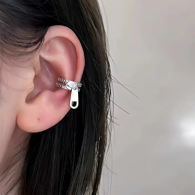 Universe Search Alloy Clip On Earrings Unisex-1