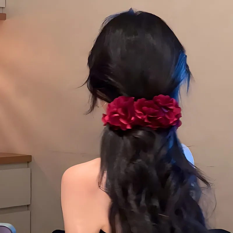 NICERURU Fabric Hair Clips Women's-1