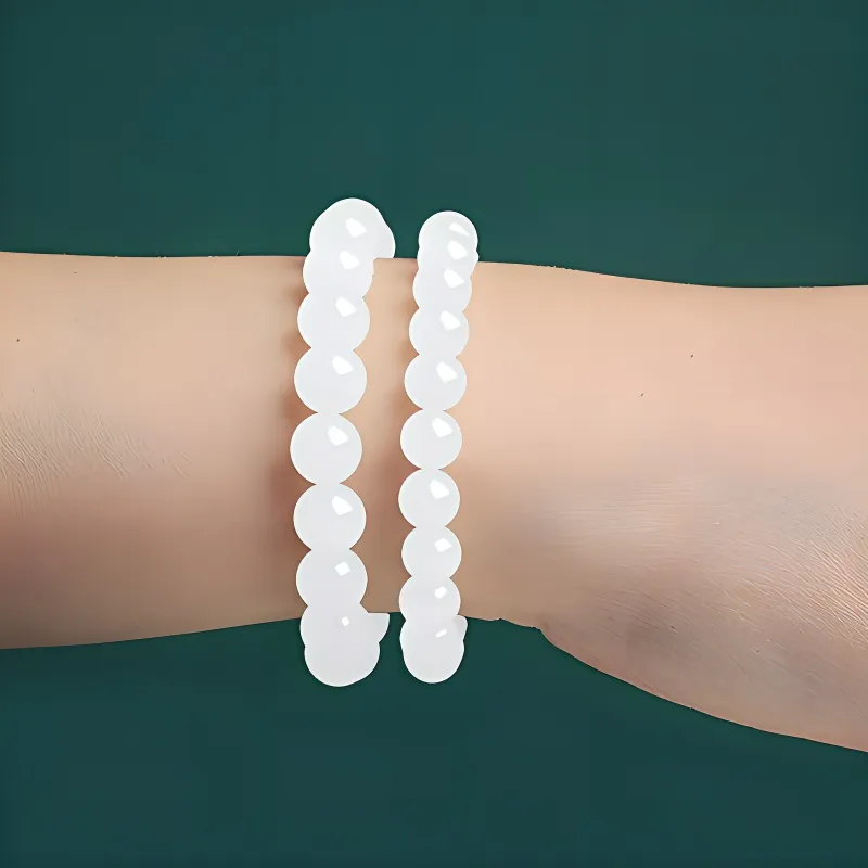 Xifeng Building Bracelets White Jade Unisex-1