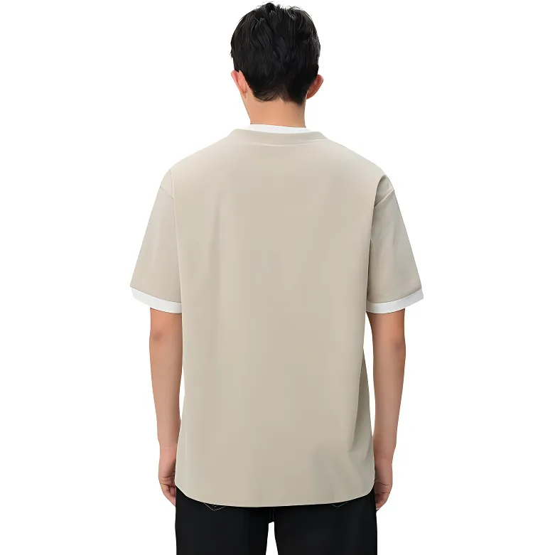 WOOG2005 T Shirts Unisex Apricot-1