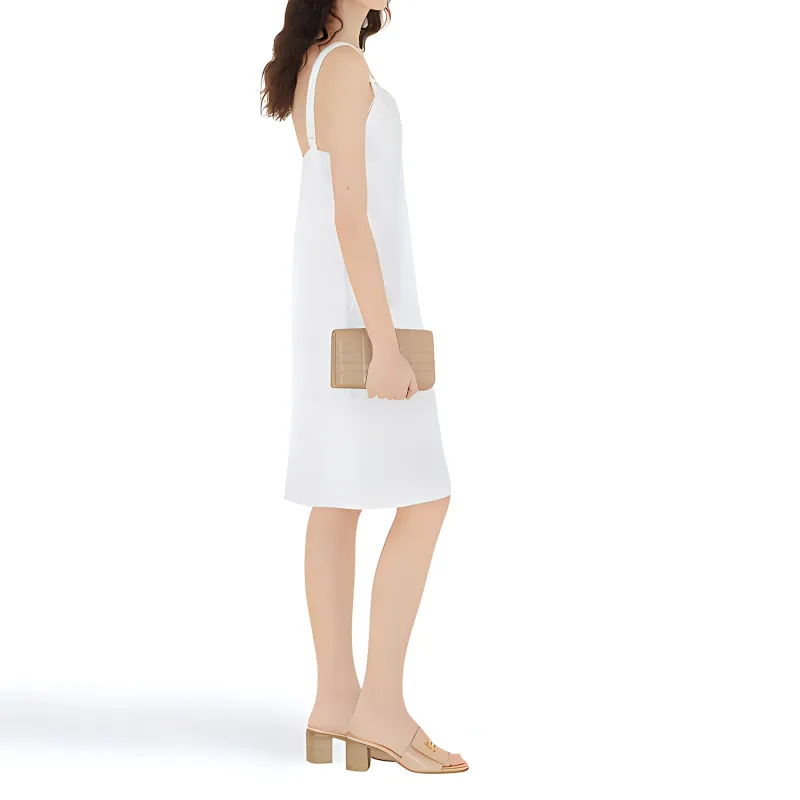 Burberry Slip Dresses Women's White-3
