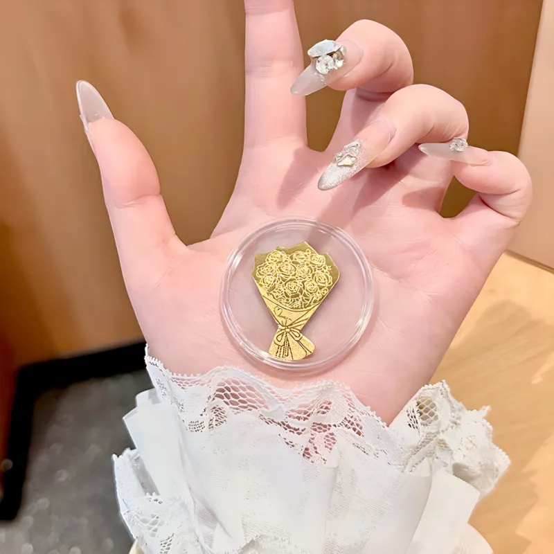 Ryukyu Gold Sheet Pendants Unisex-4