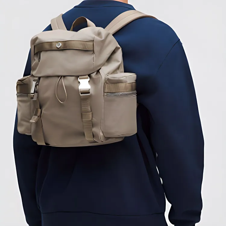 Lululemon Nylon Backpack Mini Unisex Warm Brown-4