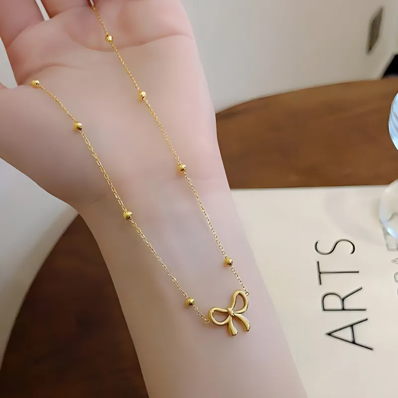 ALI THE FOX Titanium Steel Necklaces Women's-2