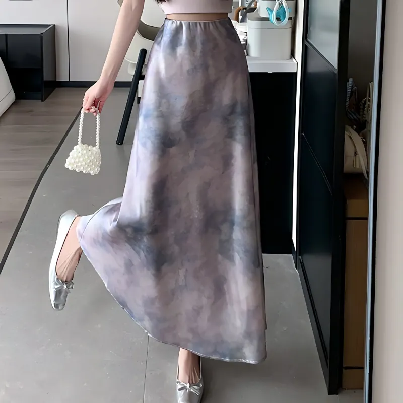 TURN UP Casual Long Skirt Women's-6