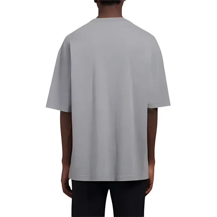 Balenciaga T Shirt Regular Fit Men's Gray-3