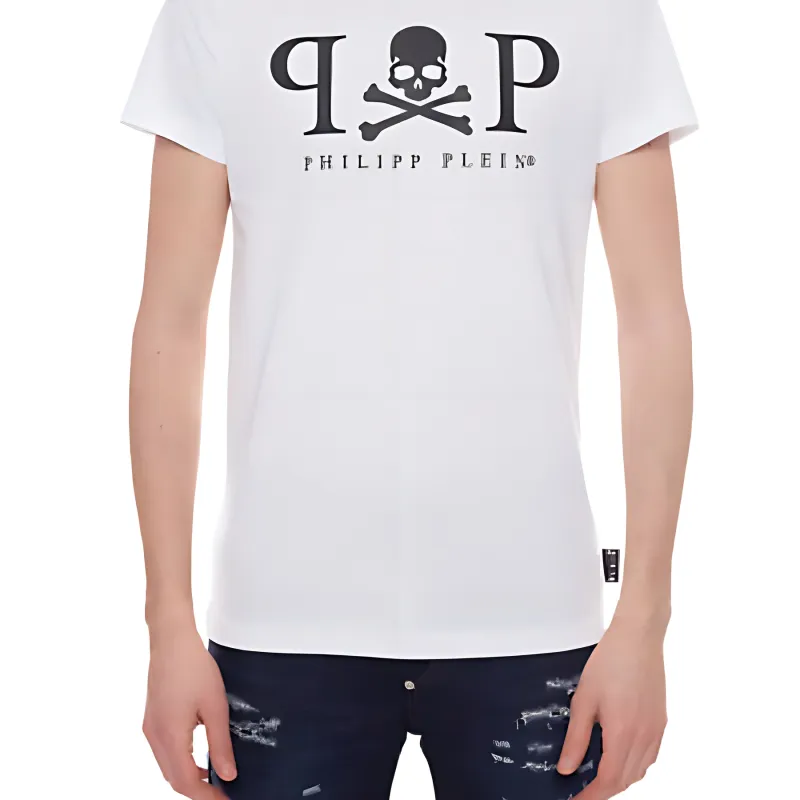 PHILIPP PLEIN T Shirts Men White-3