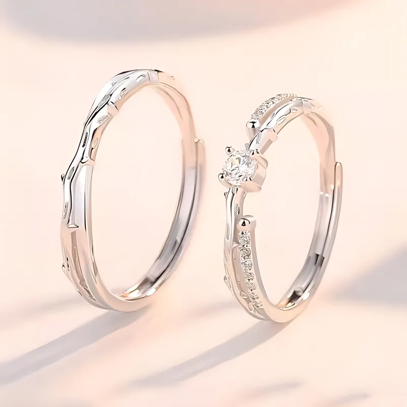 Fan Xing As Season S925 Silver Rings Unisex-2