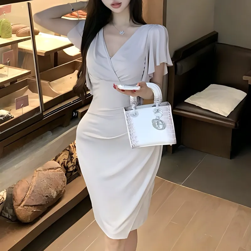 TURN UP Short Sleeved Dress Women's-4