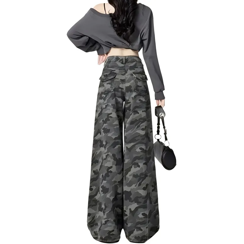 7 SEVFUN Jeans Women's Camouflage Gray-1