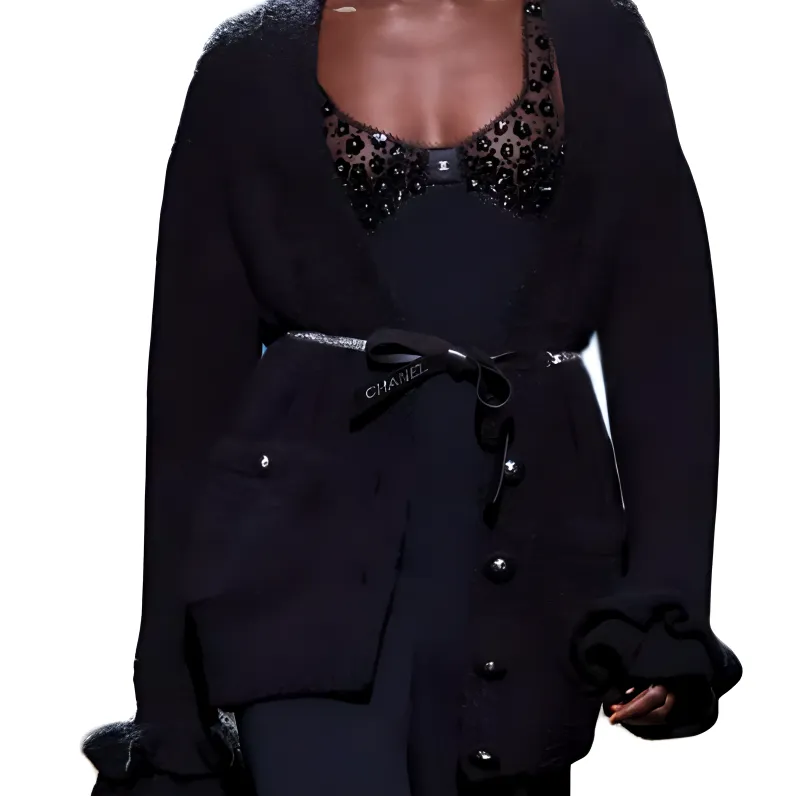 CHANEL FW24 Knitwear Women's Black-4