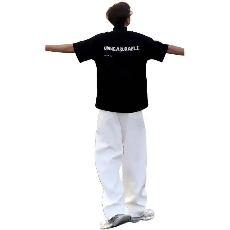 CORNILOT Casual Pants Unisex White-1