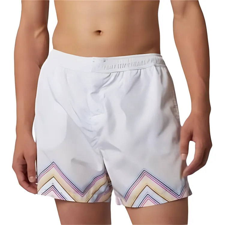 MISSONI Zig Zag Printed Stretched Beach Shorts-1
