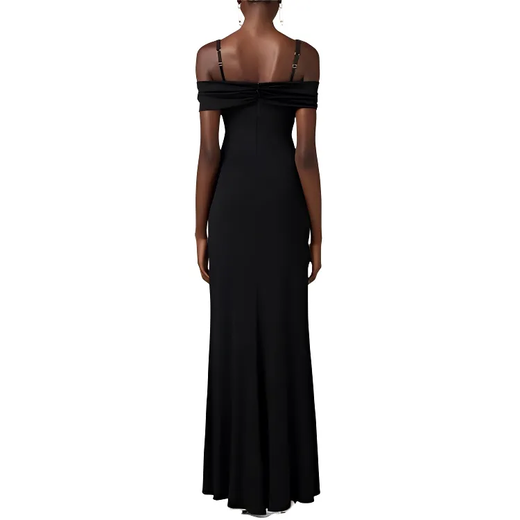 Elisabetta Franchi Corset Red Carpet Crepe Jersey Dress-3