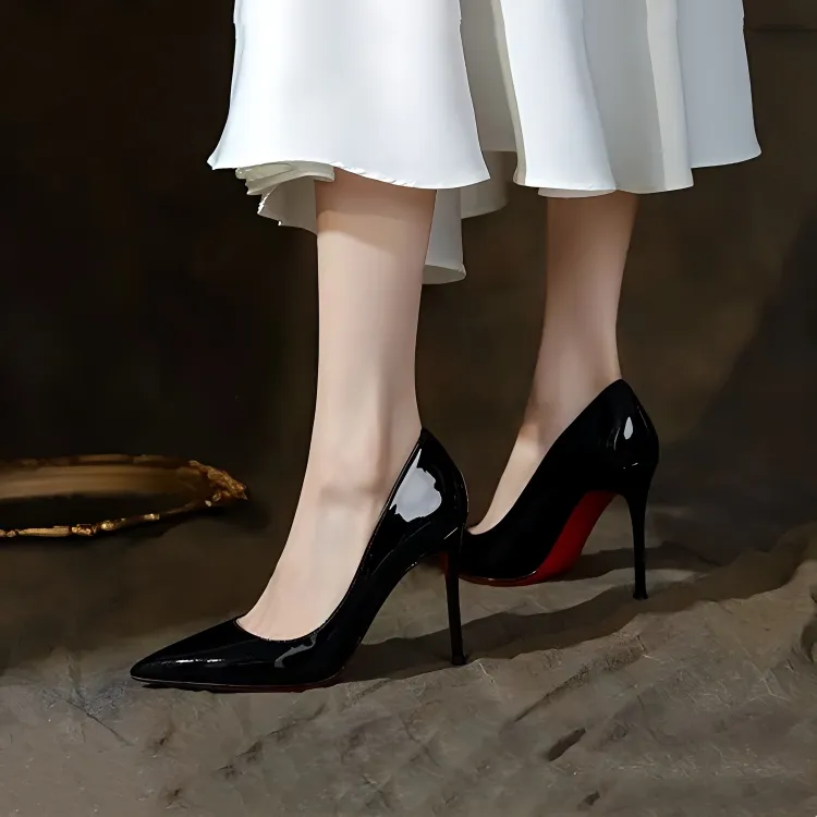 Feo Dvke Slim Heel High Heels 9cm 7cm Women's Gift Box Set-4