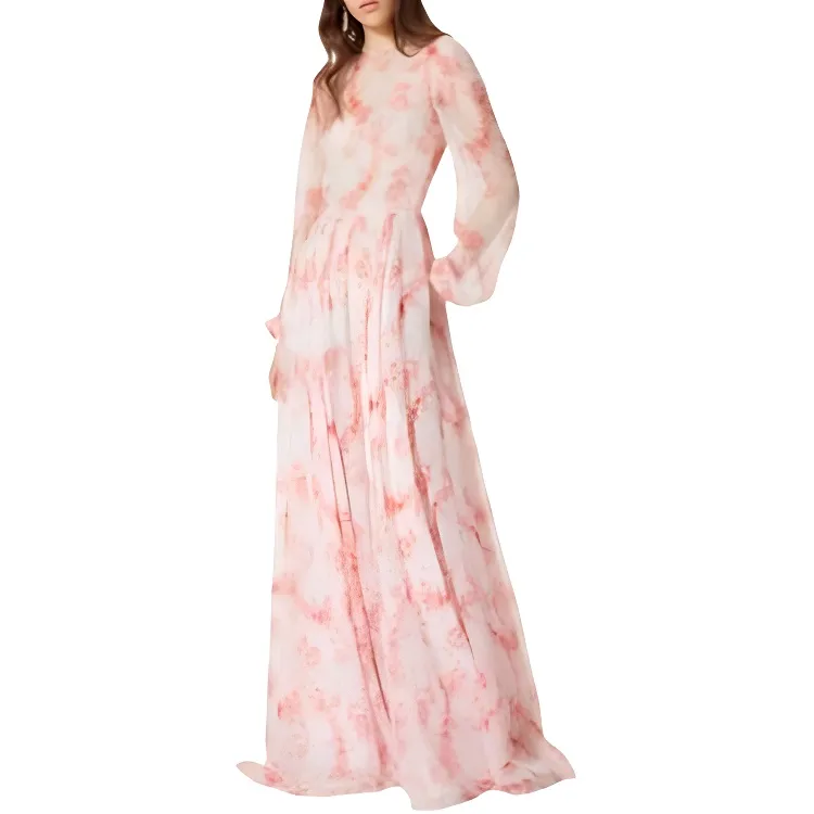 Valentino Long-Sleeved Dresses Women's Red-2