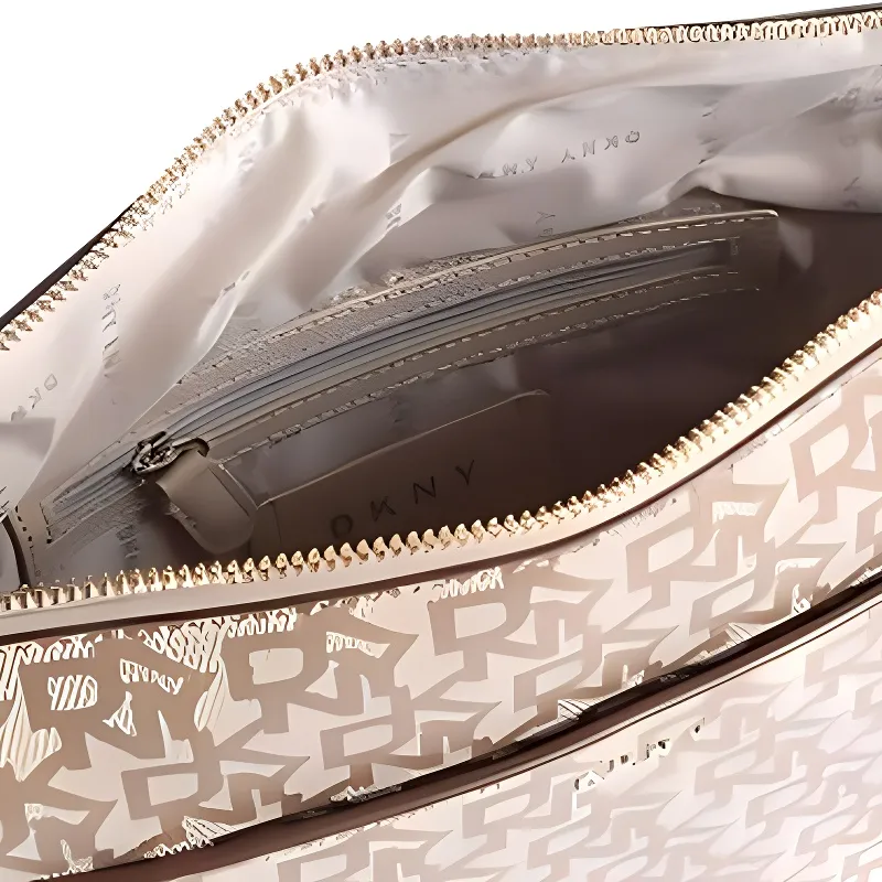 DKNY Leather Crossbody Bag Shoulder Bag Women's Light Brown-3