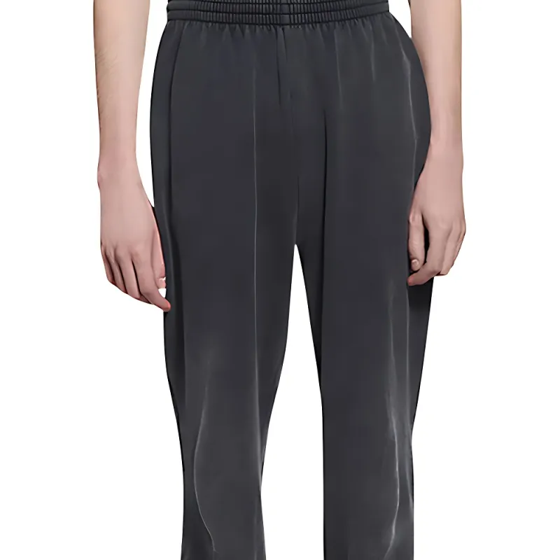 Balenciaga Women's Sporty B Stretch Knee Sweatpants Black/White-5