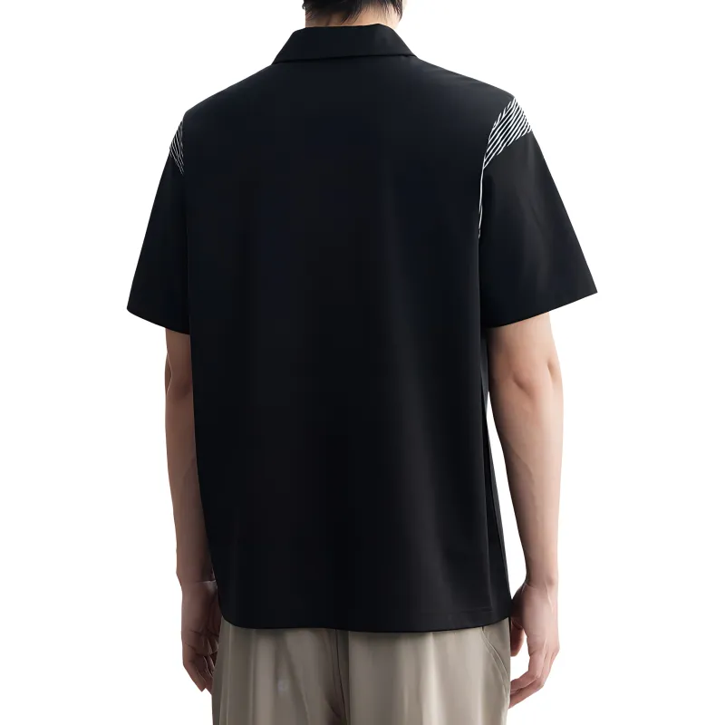 WOOG2005 Polo Shirts Unisex Black-1