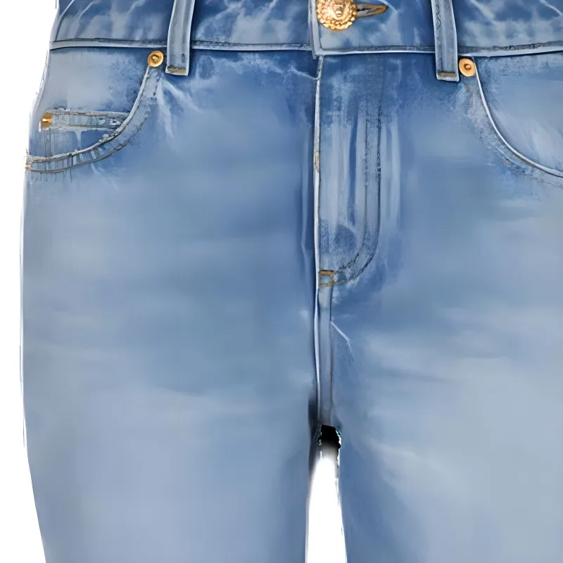 BALMAIN Flared Denim Jeans-4