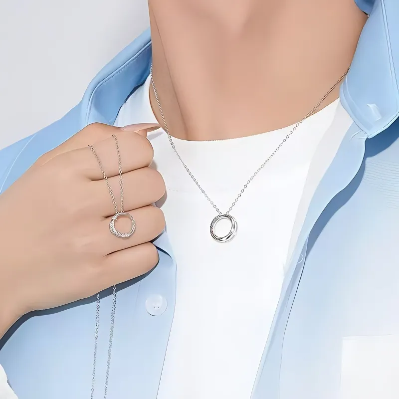 Fan Xing As Season Alloy Necklaces Unisex-2