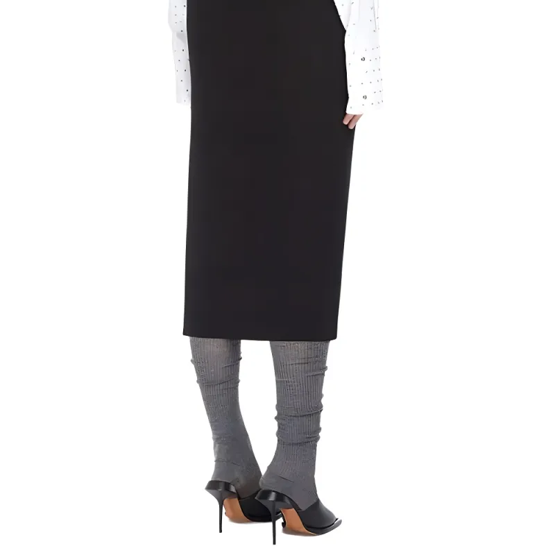SportMa Edam Collection Denim Long Skirt Women's Midnight Blue-4