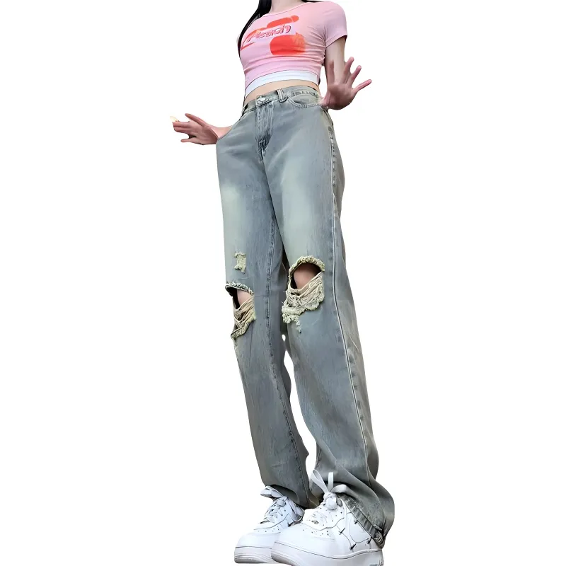 The New Age Family Jeans Women's Yellow Mud-6